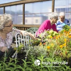 Les Résidences Soleil Manoir Sorel jardin_résidentes