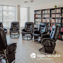 Bibliothèque, Résidence pour ainés à Rosemont, RPA à Montréal pour personne autonome et semi-autonome