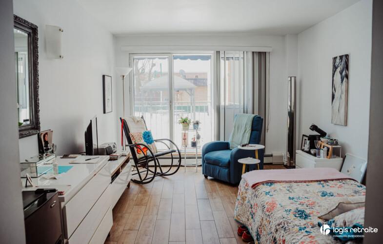 Chambre, Résidence pour ainés à Rosemont, RPA à Montréal pour personne autonome et semi-autonome