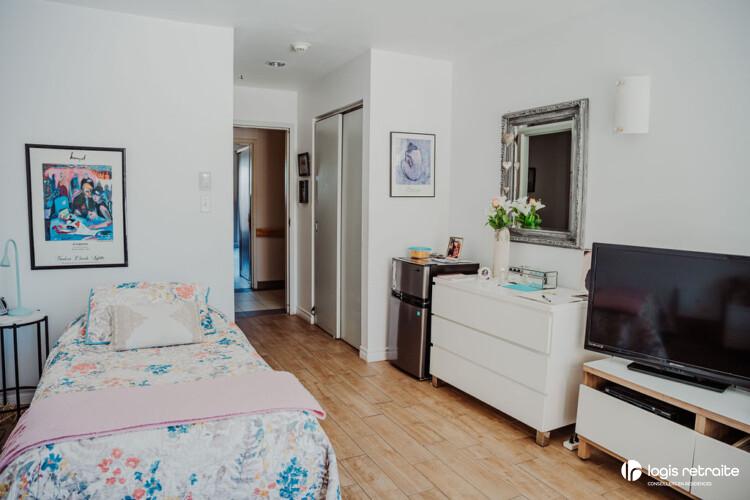Chambre, Résidence pour ainés à Rosemont, RPA à Montréal pour personne autonome et semi-autonome
